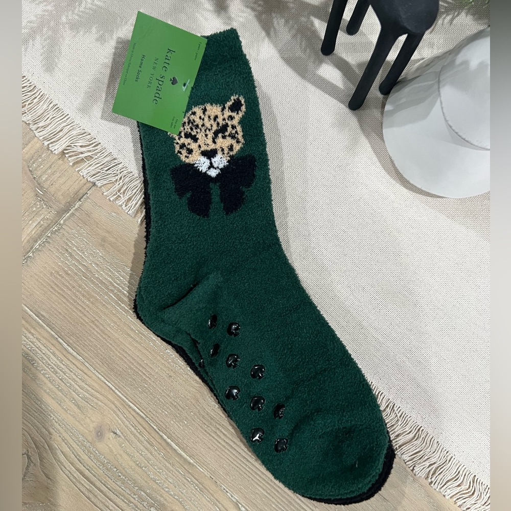 KATE SPADE NWT two pair of house socks.